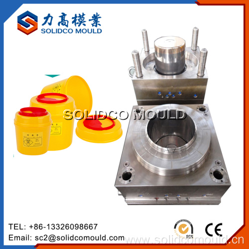 Platic injection mould for Needle Disposal Container